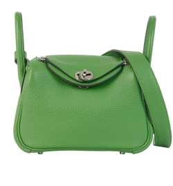 Mini Lindy, Leather, Green, WMA196, DB, E, 3*